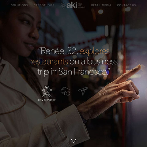 mobile advertising agency website design