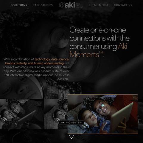 mobile advertising agency website design
