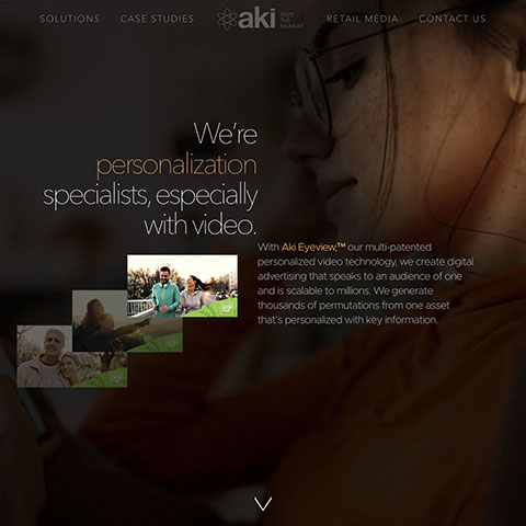 mobile advertising agency website design