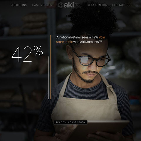 mobile advertising agency website design