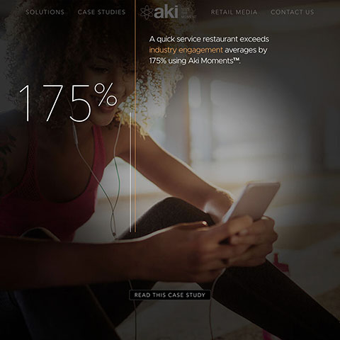 mobile advertising agency website design