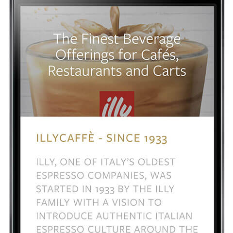 Coffee Company Website Design