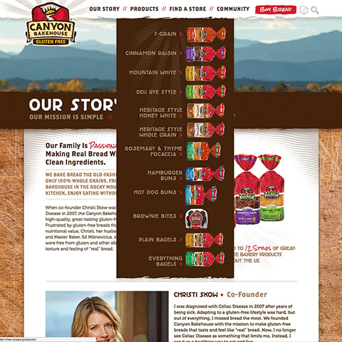 Bakery Website Design