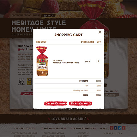 Bakery Website Design