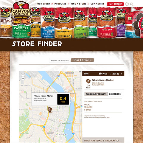 Bakery Website Design