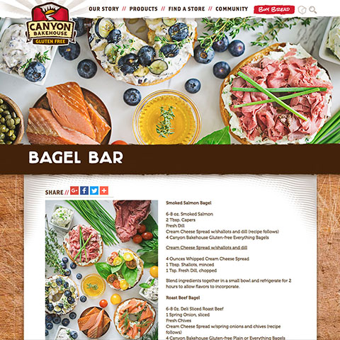 Bakery Website Design